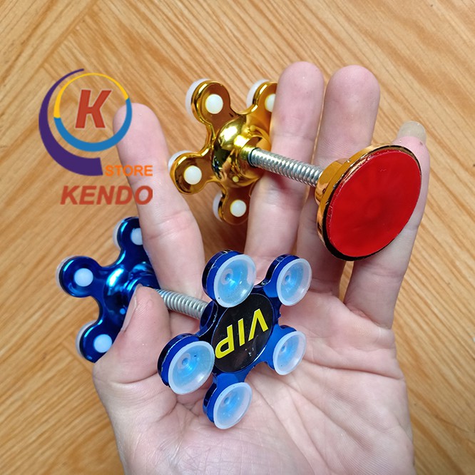 [Siêu Tiện Ích] Giá Đỡ Điện Thoại VIP Núm Cao Su Hình Bông Hoa 5 Cánh 2 Đầu- KendoStore | BigBuy360 - bigbuy360.vn