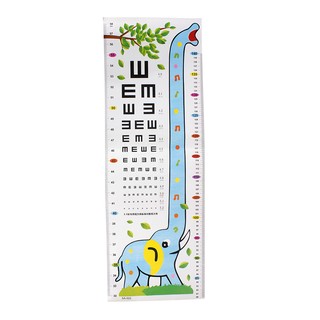 Decal dán tường đo chiều cao và thị lực