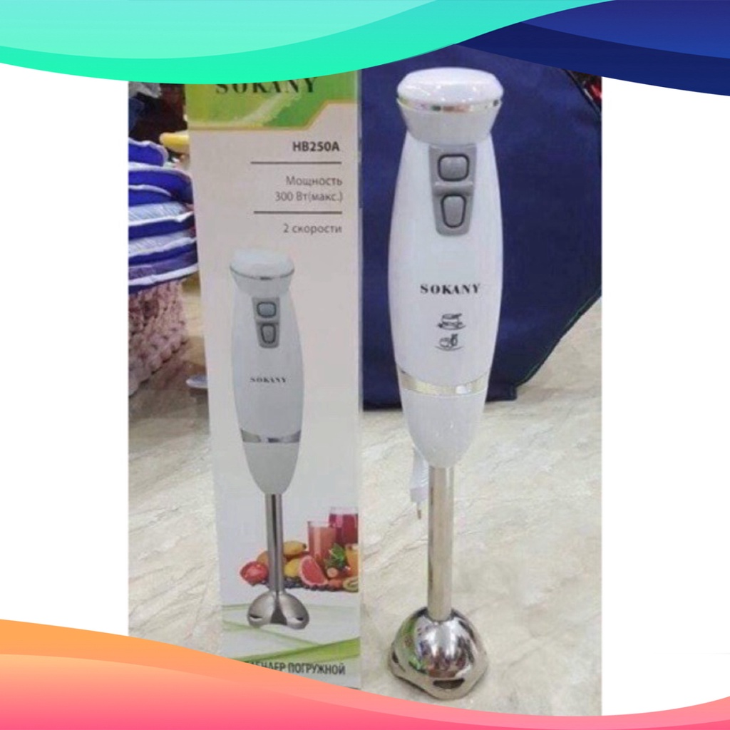 Máy xay đa năng Sokany HB250A CHÍNH HÃNG loại bé, Máy xay cầm tay cao cấp 2022 BCG Mart