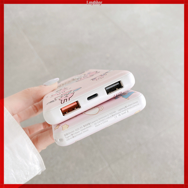 Sạc Dự Phòng Mini Hello Kitty &amp; Kanahei 10,000 Mah