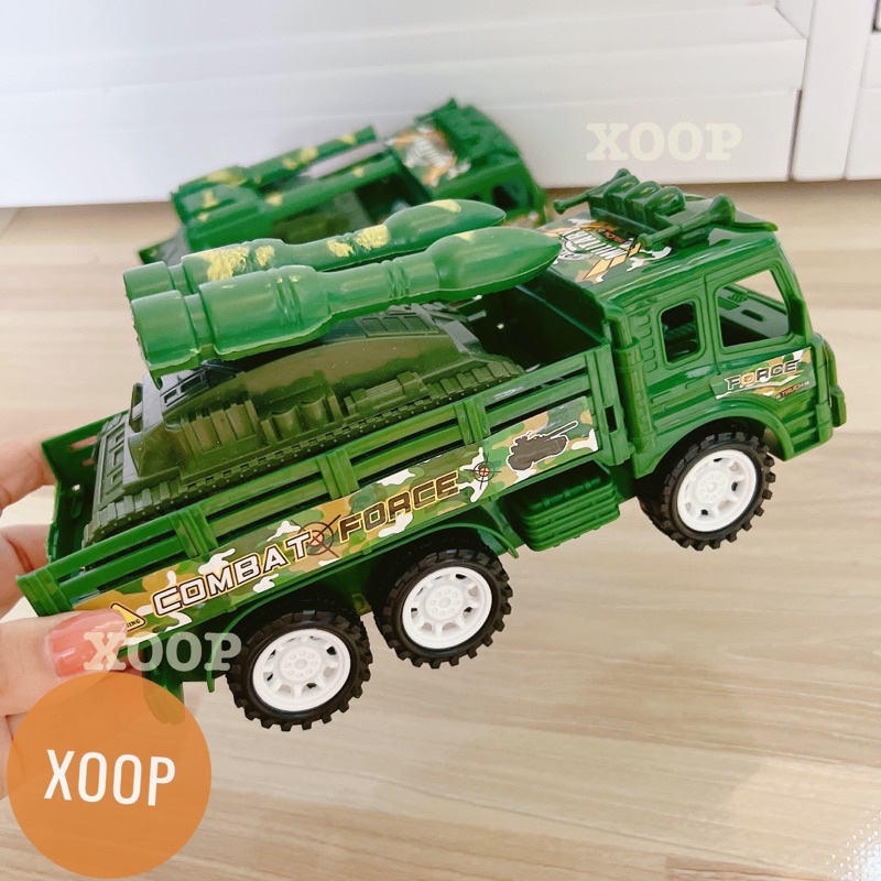 Đồ chơi ! Xe chở xe tăng chiến đấu cho bé