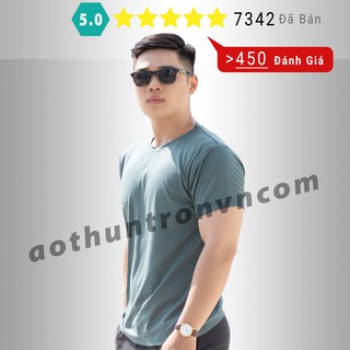[LẺ SIZE] Áo phông nam trơn cotton 4 chiều áo thun ngắn tay cổ tròn RIN STORE phom thiết kế basic suông rộng