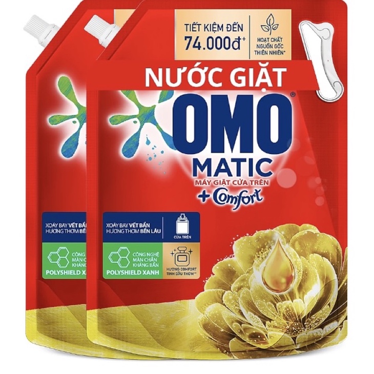 Nước Giặt Omo matic comport cửa trên 3kg6