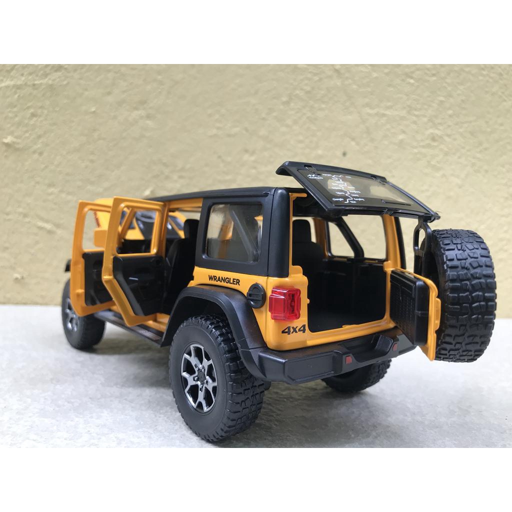 Xe mô hình JEEP RUBICON Wrangler 4X4 - 1:24