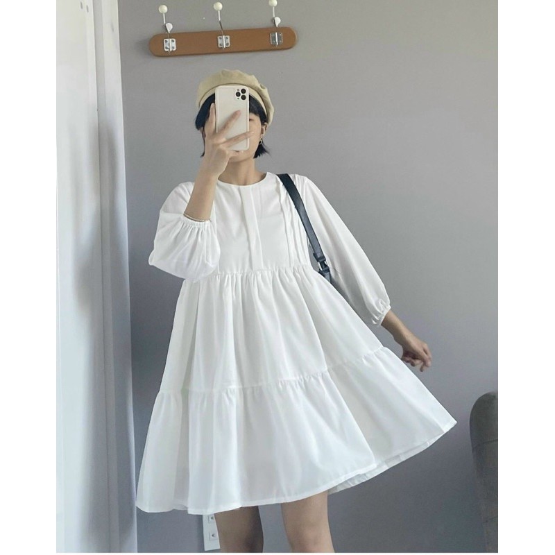[Mã FAGREEN1505 giảm tới 30K đơn 99K] [CÓ SẴN] VÁY BABYDOLL TRẮNG SIÊU CUTE | BigBuy360 - bigbuy360.vn