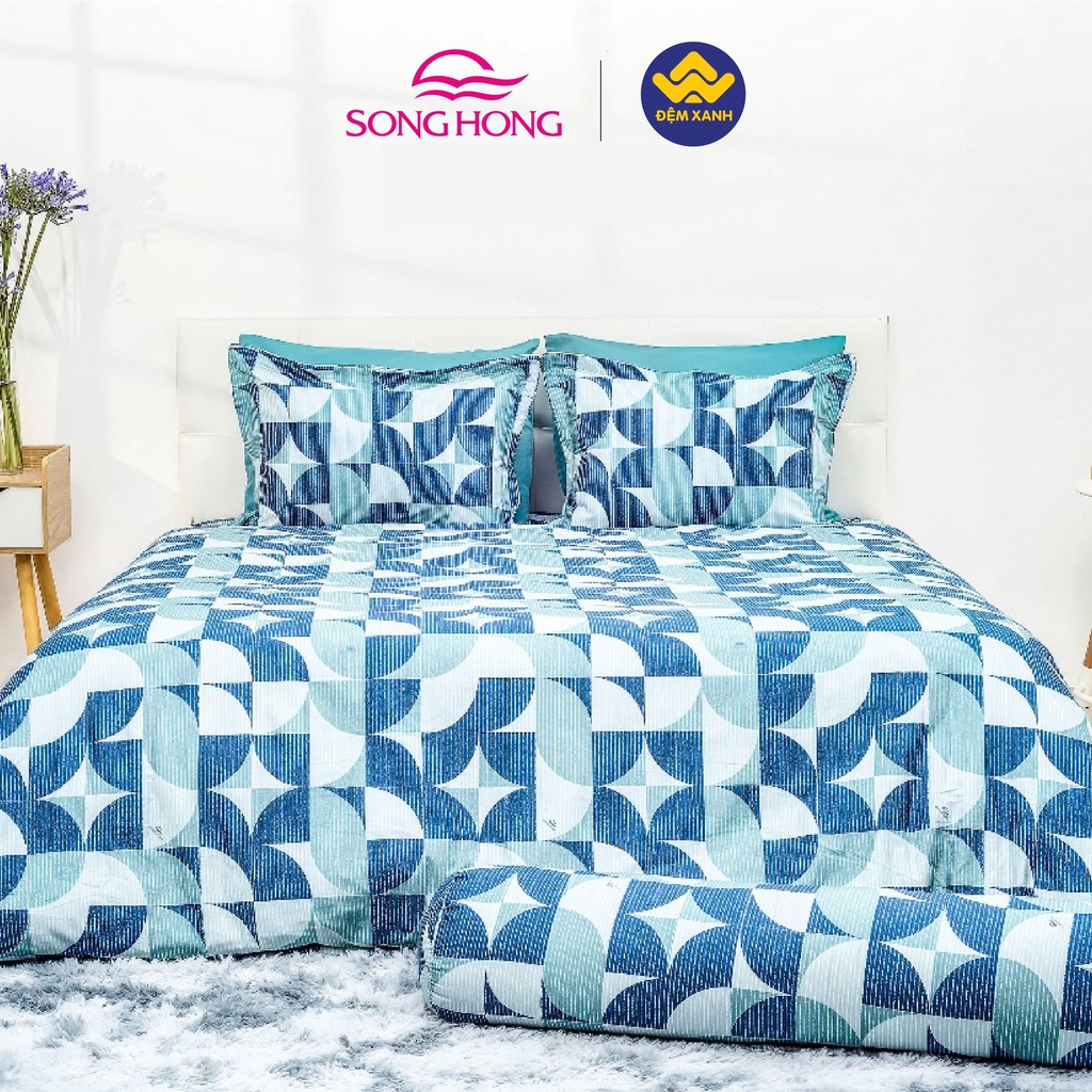 Chăn ga gối Sông Hồng Basic BC22058