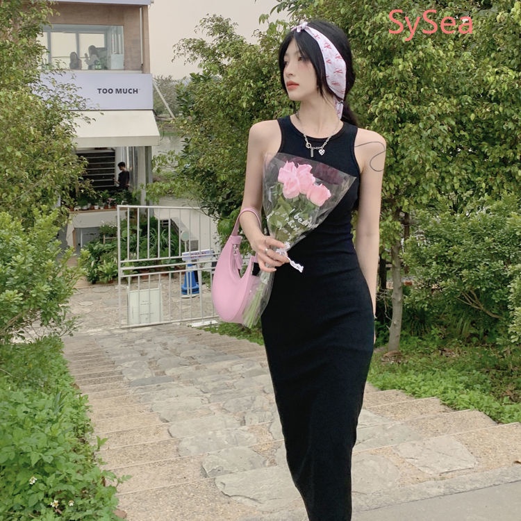 Đầm Màu Sắc Trơn Thiết Kế Quyến Rũ Thời Trang Mùa Hè Dành Cho Nữ