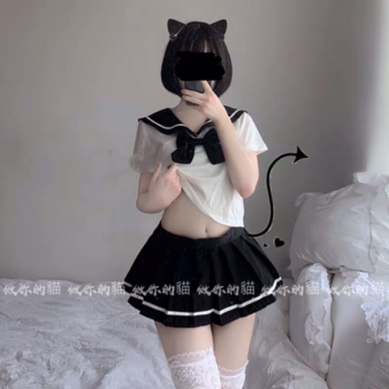 Bộ Đồng Phục Cosplay Học Sinh JK Nhật Bản Gợi Cảm Đáng Yêu