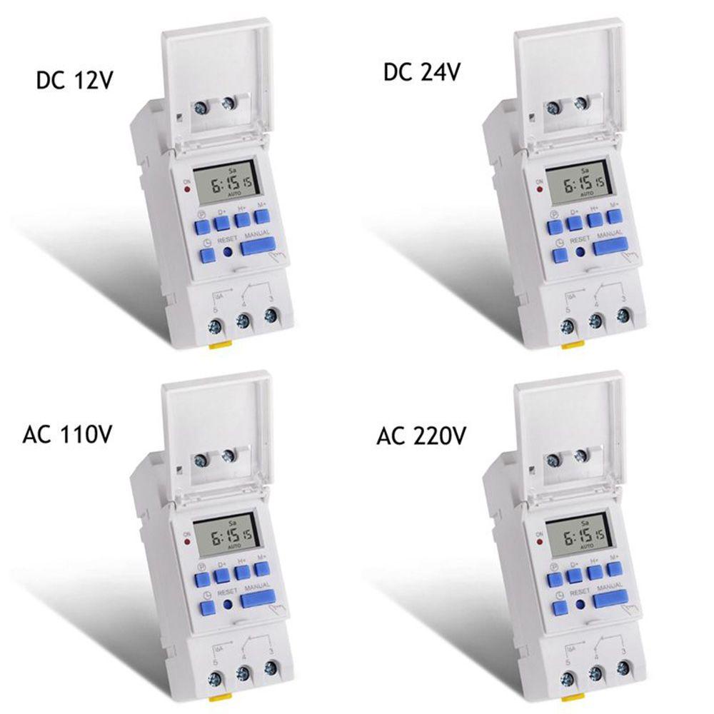 Đồng Hồ Hẹn Giờ Kỹ Thuật Số AC 12V 24V 7 Ngày