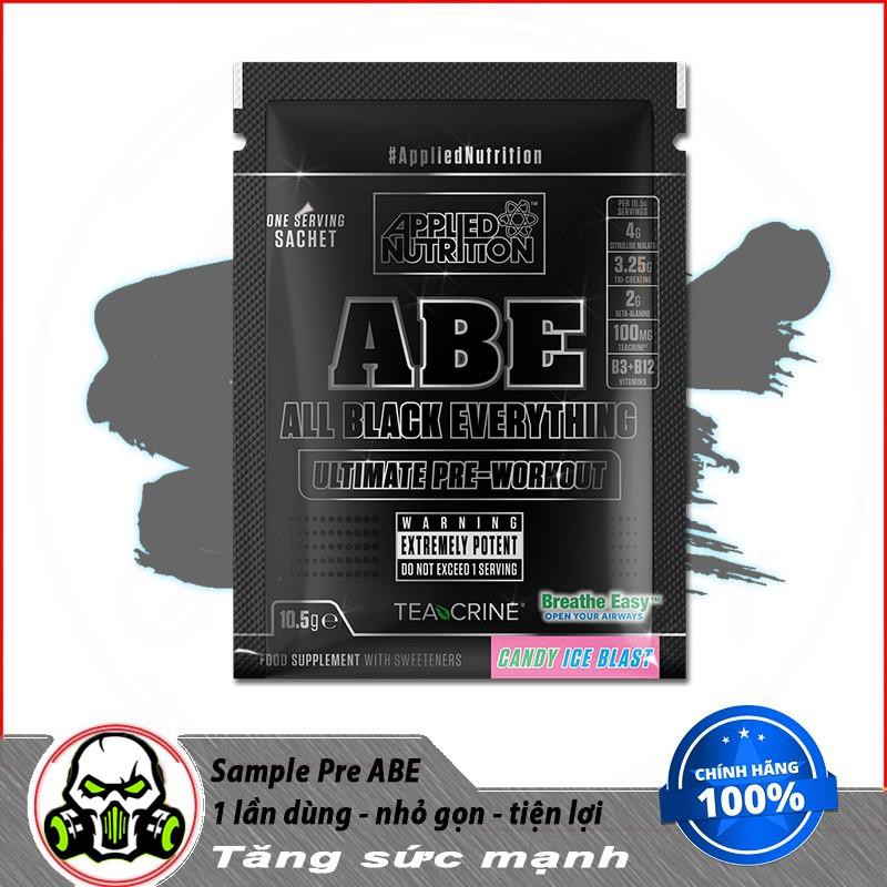 Gói Thử Sample Applied Nutrition ABE Pre workout 1 lần dùng(11 Gram) TPBS