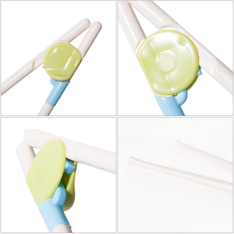 1 Đôi Đũa Tập Ăn Bằng Silicon Không Độc Hại Cho Bé