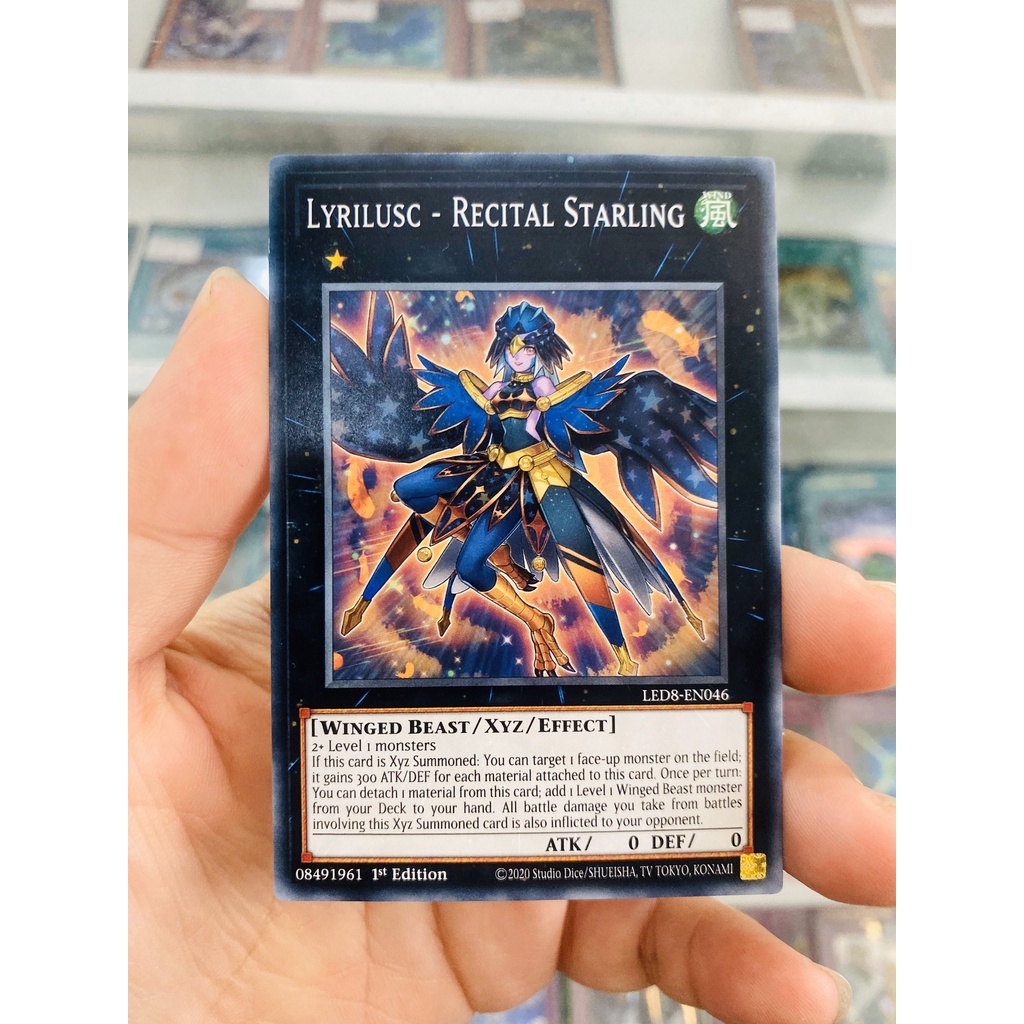 Thẻ Bài YugiOh! Mã LED8-EN046 - Lyrilusc - Recital Starling - Common - 1st Edition