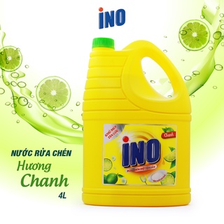 Nước rửa chén ino diệt khuẩn chanh 4l