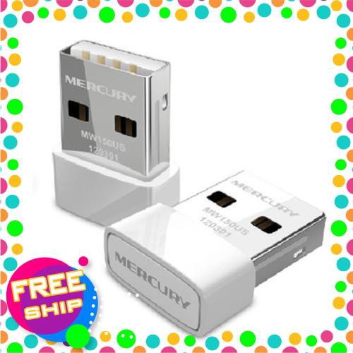 USB Wifi thu sóng mini không dây Mercury, máy thu sóng đa năng  tốc độ 150Mbps | BigBuy360 - bigbuy360.vn