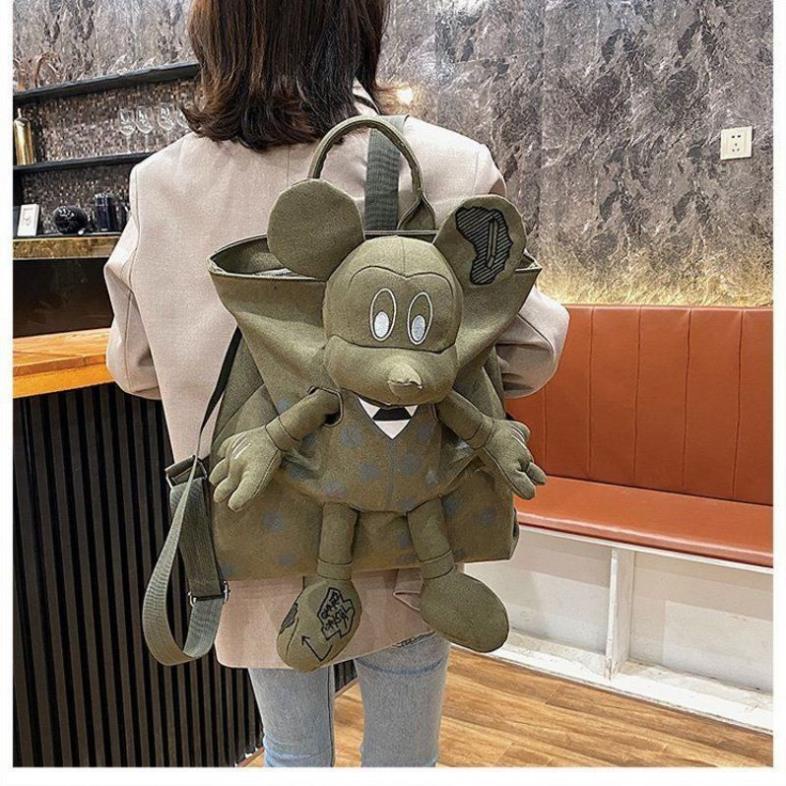 ORDER TB-   BALO MICKEY IN HÌNH HOA TIẾT ĐEO ĐI HỌC ĐI CHƠI ĐỀU ĐƯỢC, VẢI DÀY DẶN HÀNG QC