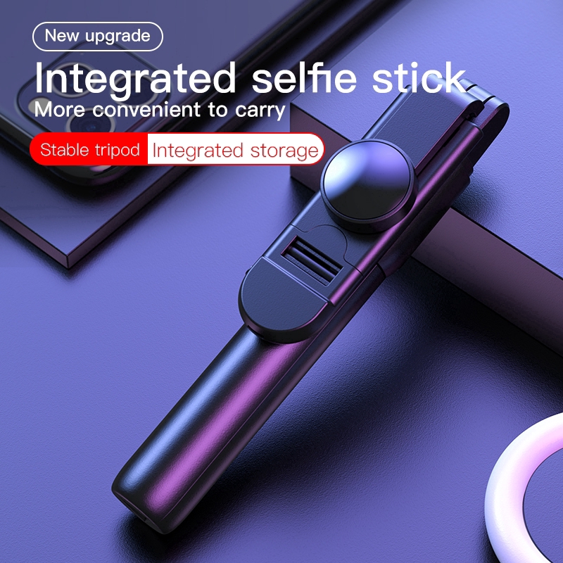 Gậy chụp ảnh Selfie Bluetooth mở rộng 360 ° có đèn trợ sáng cho điện thoại Huawei và Apple chất lượng cao | BigBuy360 - bigbuy360.vn