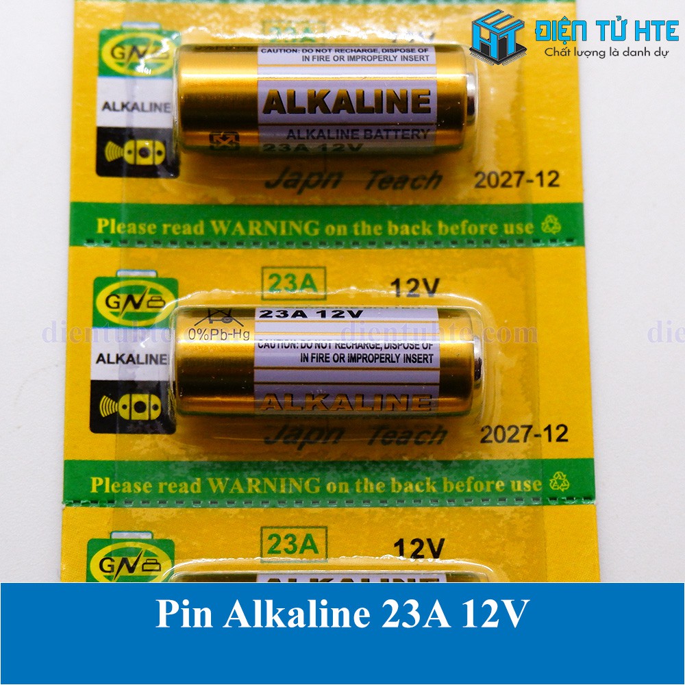 Pin Remote RF GN 23A  27A 12V Alkaline (Trong vỉ)