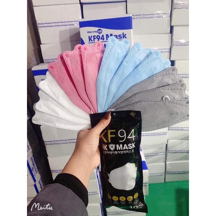 THÙNG 300 CHIẾC KHẨU TRANG CÁ NAM KHÁNH KHÁNG KHUẨN 4D KF94