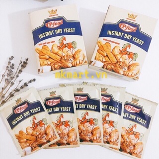Men khô làm bánh/ Men nở/ Men bánh mì Thành Phát 1 gói nhỏ 10g/ 1 hộp 5 gói nhỏ