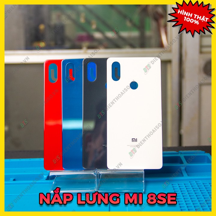 Nắp lưng Xiaomi Mi 8 SE xanh, đen, hồng, đỏ, trong suốt