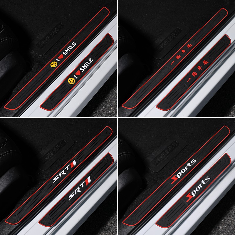 Bộ 4 Miếng Dán Chống Trầy Cho Cửa Xe Kia Spectra 2000-2006 Yg022