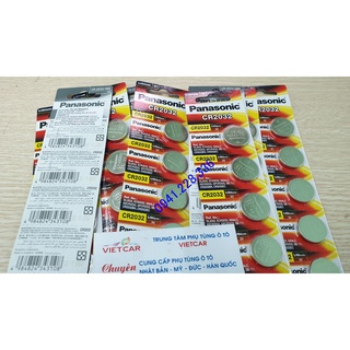 Pin chìa khóa ô tô panasonic cr2032, cr2025 ,cr2016 chính hãng