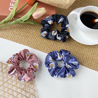 Dây Cột Tóc Vải Hoa Cúc Scrunchie (Scrunchies)