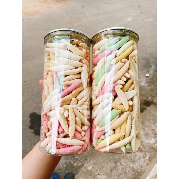 Bánh Men Đuông 4 màu , Bánh Tuổi Thơ [FREE SHIP]TỪ ĐƠN 50K, [Loại Đặc Biệt] Hàng ngon nhà làm