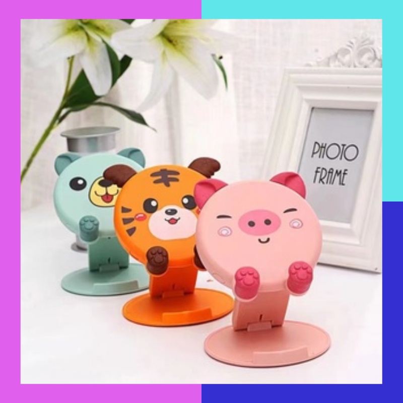 Giá đỡ điện thoại hình thú đáng yêu