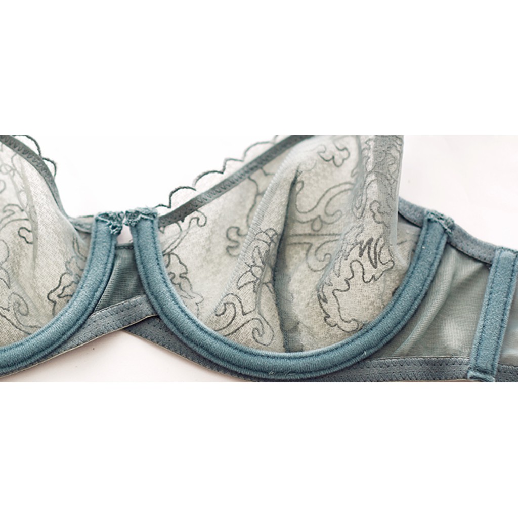 Bộ Đồ Lót Có Gọng Siêu Mỏng Phong Cách Châu Âu Mới S088