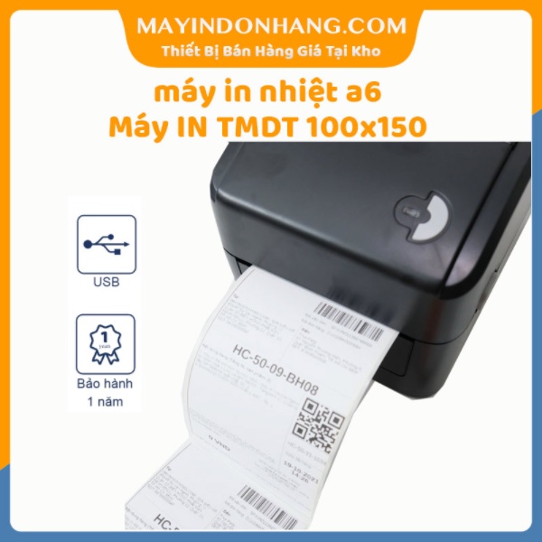 Máy In Đơn Hàng TMĐT - Máy In Tem Mã Vạch Xprinter XP-420B / XP - 470B khổ A6 In Tem Vận Chuyển - Máy In Tem Giao Hàng