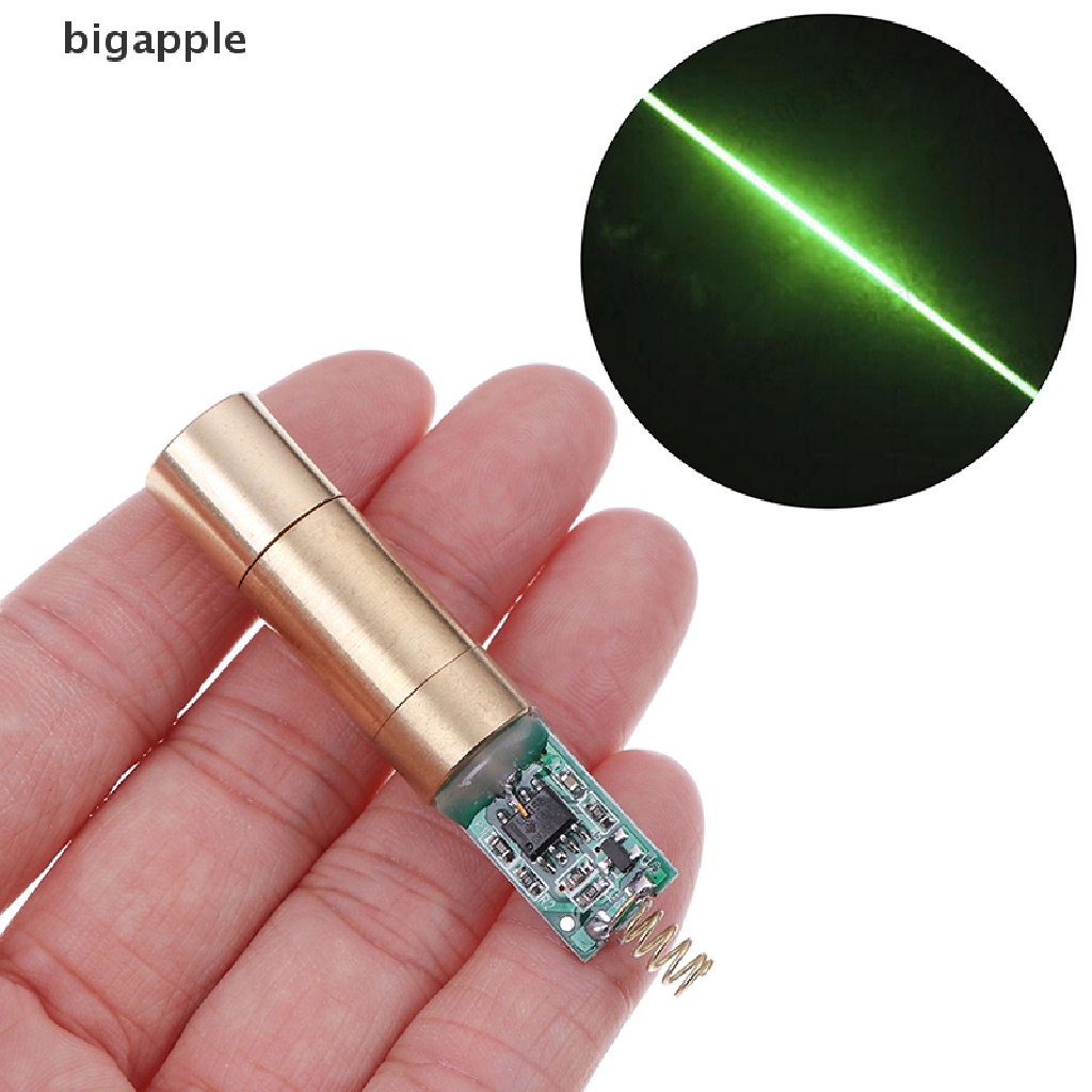 bigapple 532nm Green line laser module/laser diode/light free driver/lab/steady working RDG