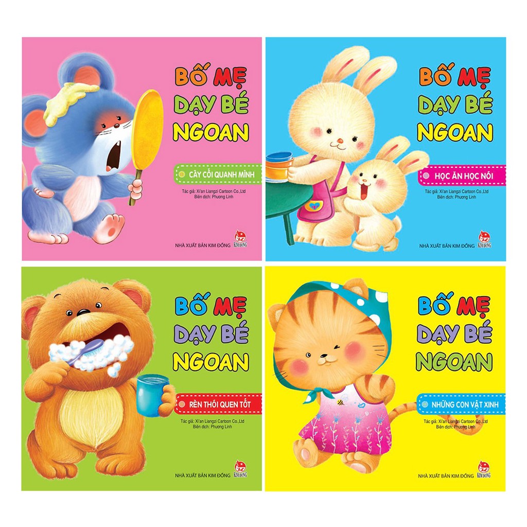 Sách-Combo Bố mẹ dạy bé ngoan ( bộ 4 cuốn)