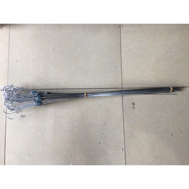( SIÊU RẺ ) Combo 100 móc kẽm treo lan 80cm
