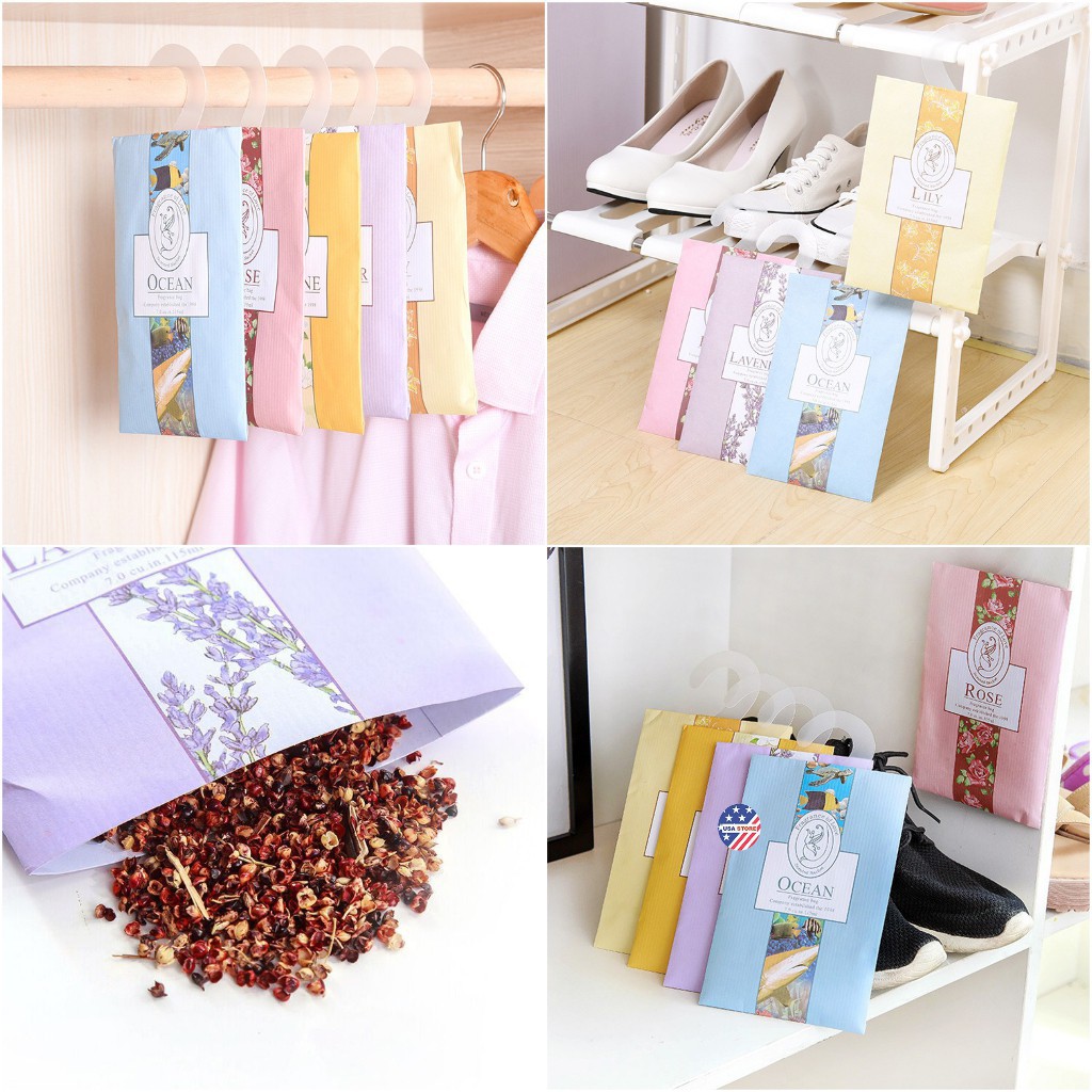 Túi thơm thảo mộc cao cấp JASMINIS, để tủ quần áo, tủ đồ, lưu mùi hương lâu dài