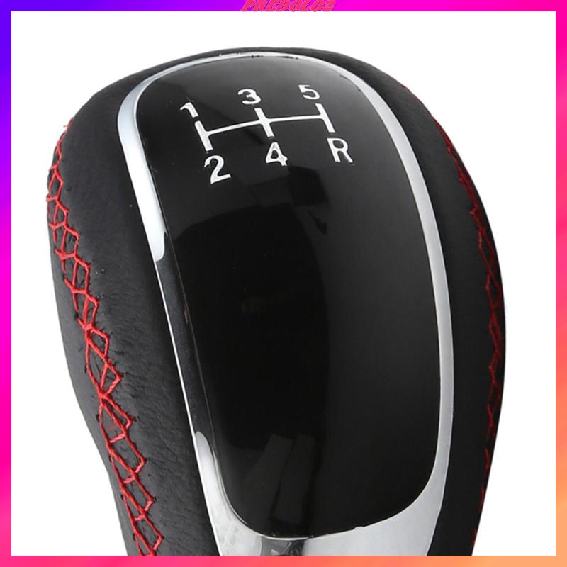 [Predolo2] Tay Nắm Cần Số Ô Tô 5 Tốc Độ Bọc Da Thông Dụng