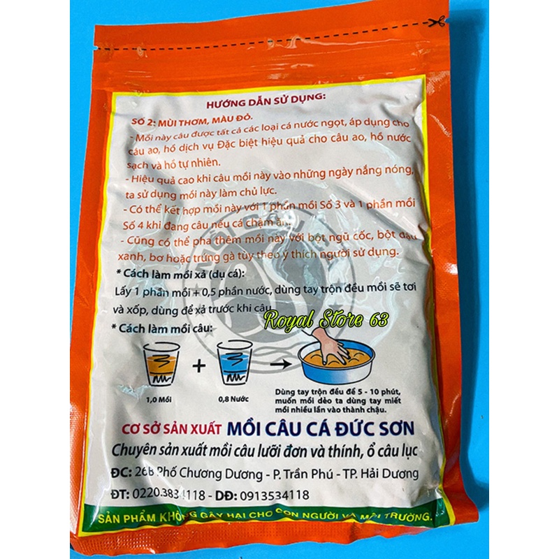 Mồi cám câu cá Đức Sơn 2 (200gram)