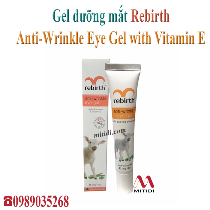 Gel dưỡng mắt Rebirth Anti Wrinkle Eye Gel date 2022