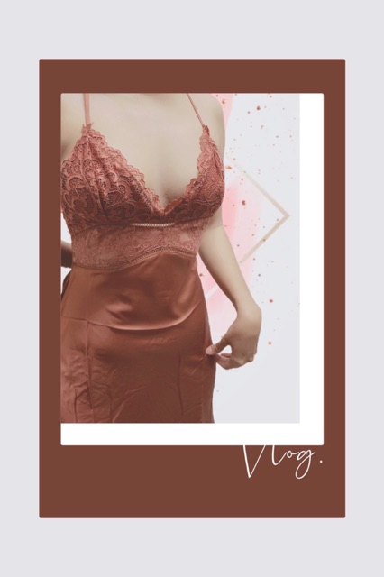Sx 699 váy ngủ sexy lụa satin cao cấp -đầm ngủ gợi cảm - KellyWang