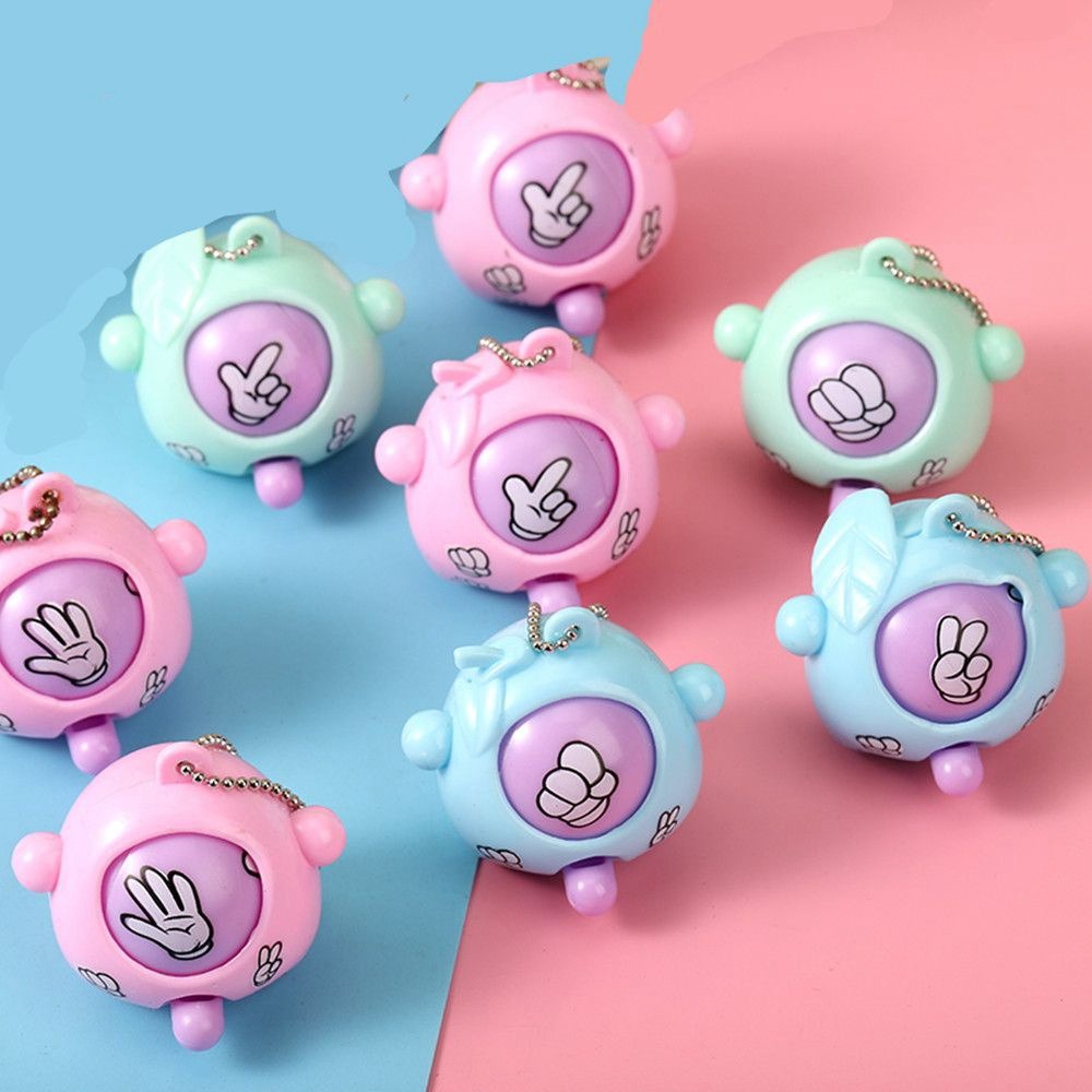 Set 3 Kéo Và Kéo Giấy Mini Họa Tiết Hoạt Hình Màu Sắc Ngẫu Nhiên Dễ Thương Dành Cho Các Bé