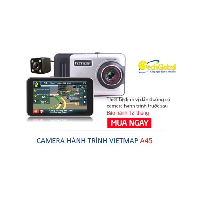 Thiết bị dẫn đường GPS Vietmap A45
