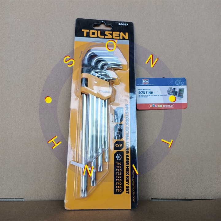 Lục giác bông 9 cây ngắn Tolsen 20056 , dài 20057