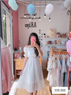 Đầm xốp ảnh thật .
