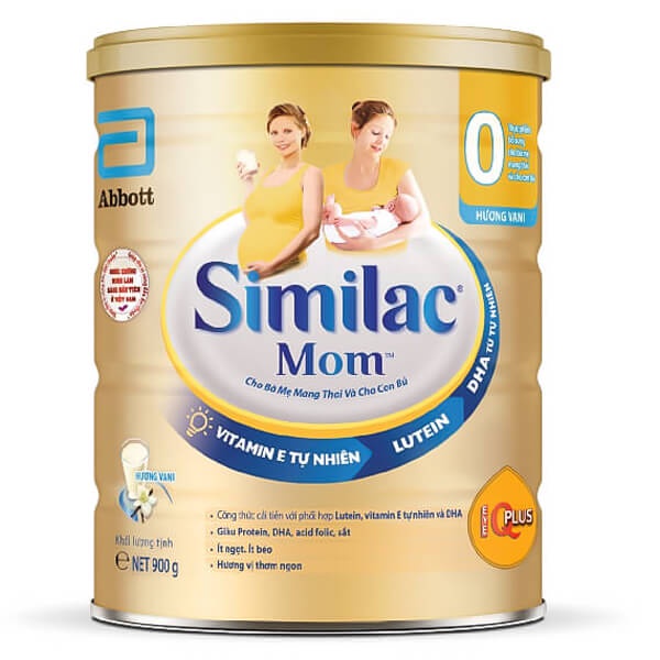 Sữa Bột Similac Mom IQ 900g Hương Vani