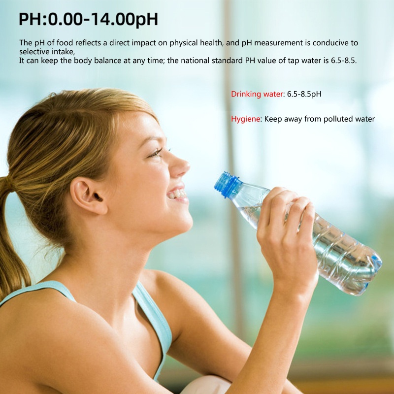 Thiết Bị Đo Chất Lượng Nước 4 Trong 1 pH / TDS / EC / Temp 0-14.0 pH Chuyên Dụng