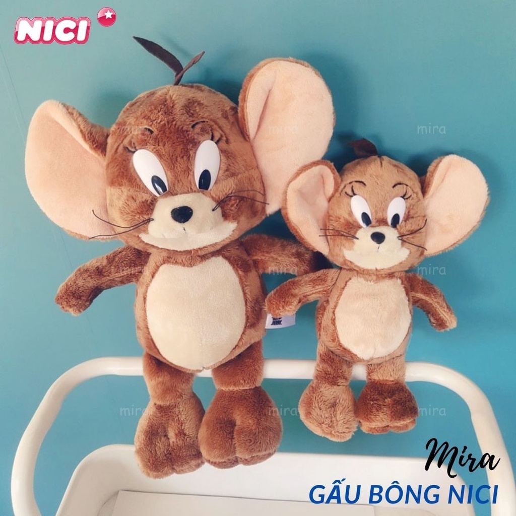 Gấu Bông Tom & Jerry Hãng Nici Búp Bê Thú Nhồi Bông Thương hiệu NICI Quà Sinh Nhật Cho Nữ 43cm MIRA-GB28012