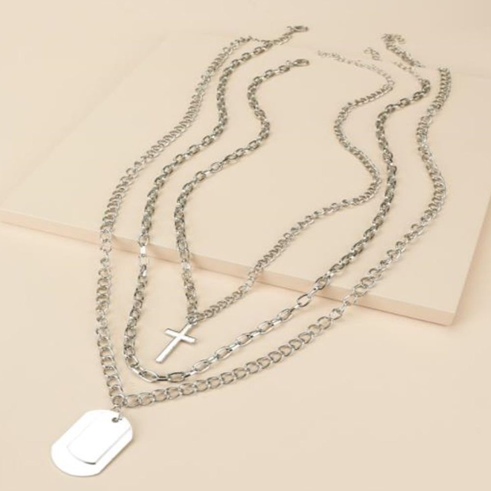 Bộ 3 vòng cổ choker bằng hợp kim phong cách Hàn Quốc cá tính cho nữ