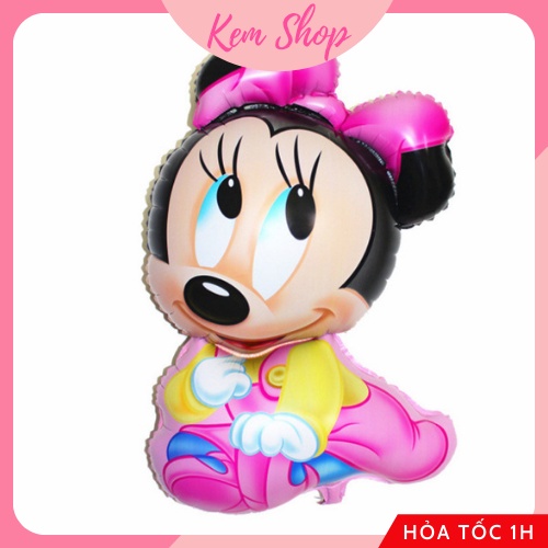 Set trang trí sinh nhật Kem Shop chủ đề Mickey cho bé trai bé gái đáng yêu dễ thương - K201