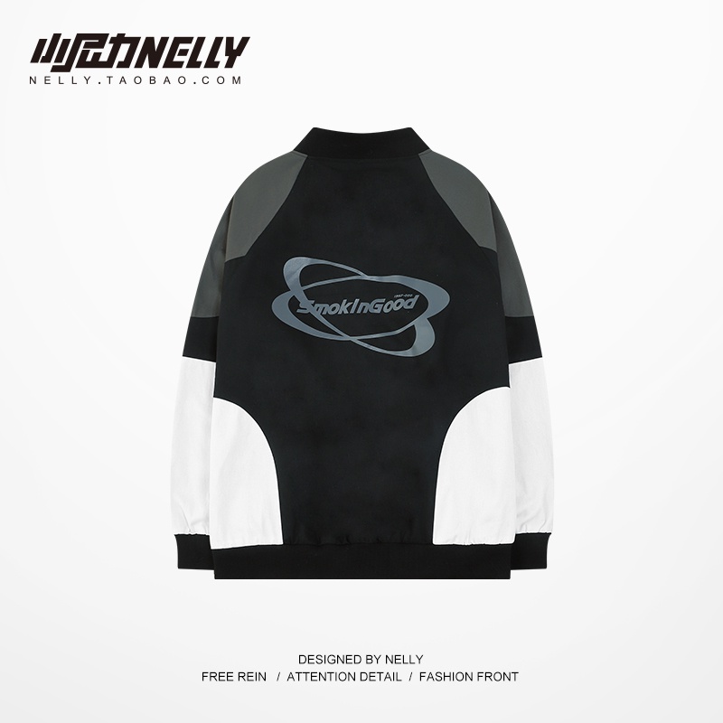 Áo khoác bóng chày Nelly Heybig - Smokin