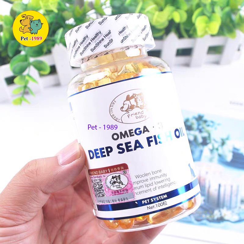 Dầu Cá OMEGA-3 Friend Baby Cho Chó Mèo